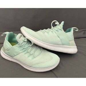 Nike Free Run Running Shoes Womens Size 7 Teal Athletic Sneakers Slip on